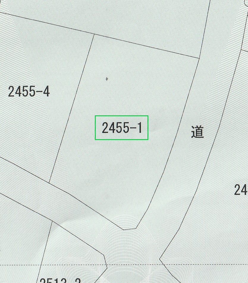 市川三郷町上野（公図）